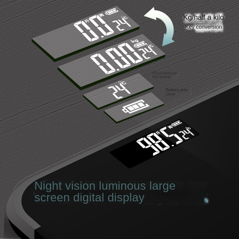 USB mājas svari elektroniskie svari korpusa svari lieli pieaugušajiem, precīza stikla logotipa svari, portatīvie svari, digitāli