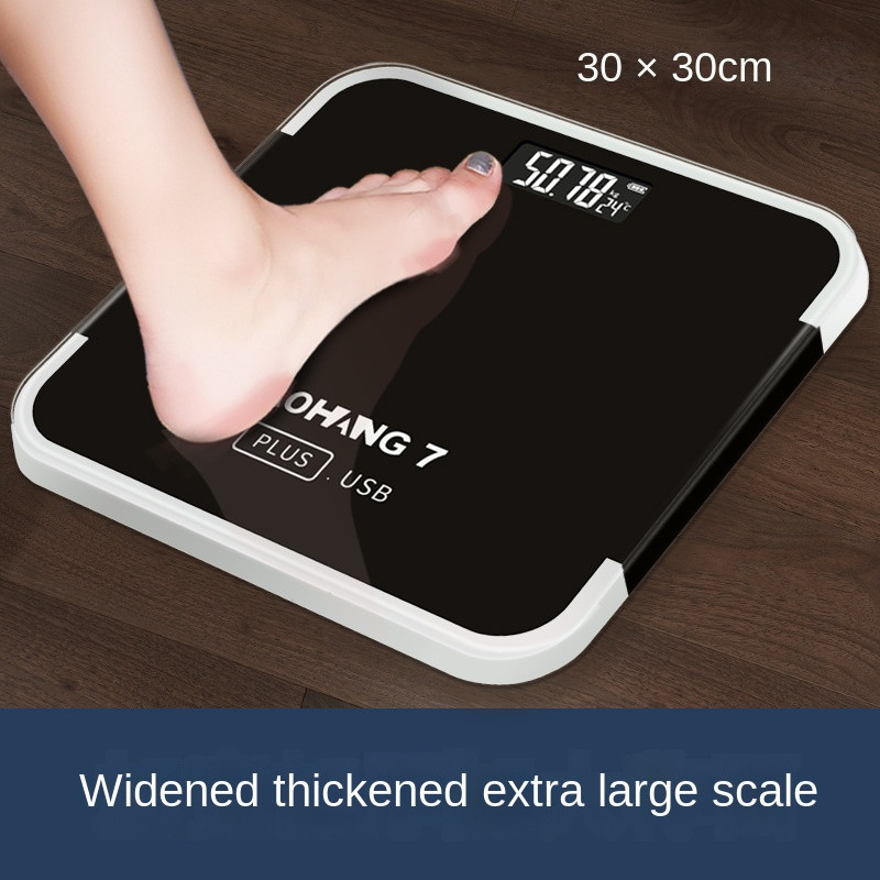 USB mājas svari elektroniskie svari korpusa svari lieli pieaugušajiem, precīza stikla logotipa svari, portatīvie svari, digitāli