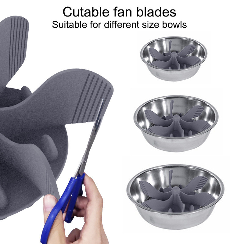 Hranilica za sporu hranu za kućne ljubimce Pas Mačka s usisnom čašicom Hranilica za kućne ljubimce Anti-Choke Umetak Spiralna spora hranilica za sprječavanje pretilosti Pet Perro pribor