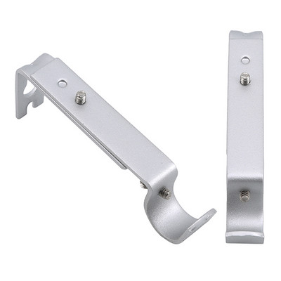 Viegli uzstādāms loga balsts metāla konstrukcijas aizkaru stieņa kronšteins Fiksēts regulējams āķa pakarināmā turētāja piederumi