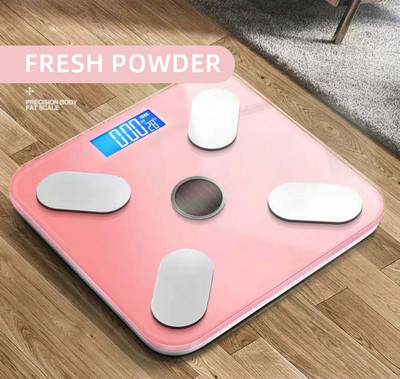 Ķermeņa tauku svari viedie bezvadu digitālie vannas istabas svari ķermeņa indikatora analizators ar Bluetooth saderīgu mobilo lietotni Power Solar Charging