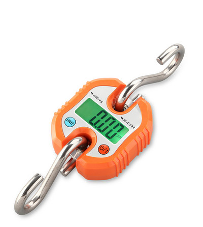 Krano svarstyklės 150/300/500 kg Sunkios apkrovos pakabinamos svėrimo kabliukas, plieninės gamyklos nešiojamos LCD elektroninės skaitmeninės pramoninės krano svarstyklės