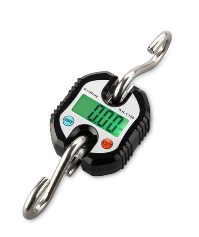 Krano svarstyklės 150/300/500 kg Sunkios apkrovos pakabinamos svėrimo kabliukas, plieninės gamyklos nešiojamos LCD elektroninės skaitmeninės pramoninės krano svarstyklės