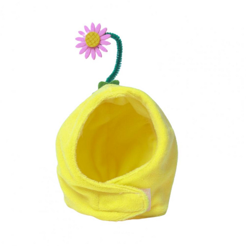 Crtani šešir za psa Fina tekstura Cvjetni stil Prerušiti se Ultra-lagana životinja Ljubimac Mačka Šešir Pokrivala za glavu Zimski dodaci Oprema za kućne ljubimce