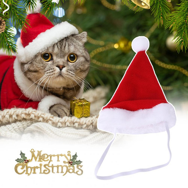 1 set šešira za kućne ljubimce koji ne blijedi, super mekana i otporna na habanje, periva od polarnog flisa, šal za kućne ljubimce, bib, pokrivala za glavu, ogrtač Cos.