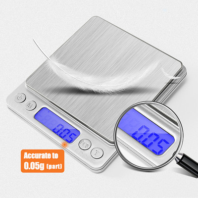 Cântar de bucătărie 0,1 g/0,01 g Balanță electronică digitală pentru greutate alimente de precizie Bijuterii poștale Steelyard Mini cântar de buzunar miligrame
