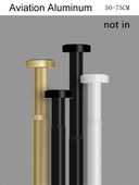 Kvalitetna aluminijska kupaonska šipka za zavjese za tuširanje od 50-75 cm bez bušenja Zavjese za odjeću Zavjese za ormar Rastezljiva šipka