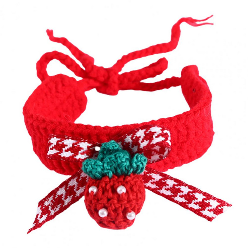 Uzorak jagode Dekor ogrlica za kućne ljubimce Prekrasni modni psi kućni ljubimci Mačke Ovratnik s šalovima Oprema za kućne ljubimce Dodaci za mačke