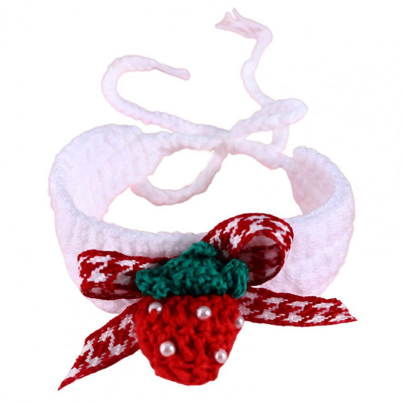 Uzorak jagode Dekor ogrlica za kućne ljubimce Prekrasni modni psi kućni ljubimci Mačke Ovratnik s šalovima Oprema za kućne ljubimce Dodaci za mačke