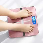 Pink Cross dizaina vannas istabas svari Gudri ķermeņa svara svari LED displejs 180 KG digitālie grīdas svari mājas precīzi elektroniskie svari