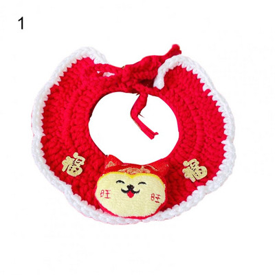 Božićna odjeća za pse Grinch Pletena ogrlica za mačke Slatka blagdanska haljina Novogodišnji stil Šal za kućne ljubimce Zimska ogrlica za mače