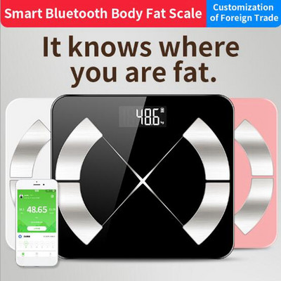 Smart Bluetooth Интелигентна везна за телесни мазнини Електронна везна за тегло Телесна везна Измерване на телесни мазнини Везна за мазнини