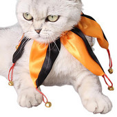 Dorakitten 1kom Ogrlica za kostime za kućne ljubimce Fantastični klaun ovratnik za zabave Ogrlica za mačiće za Noć vještica Dodaci za odjeću za kućne ljubimce Potrepštine za kućne ljubimce
