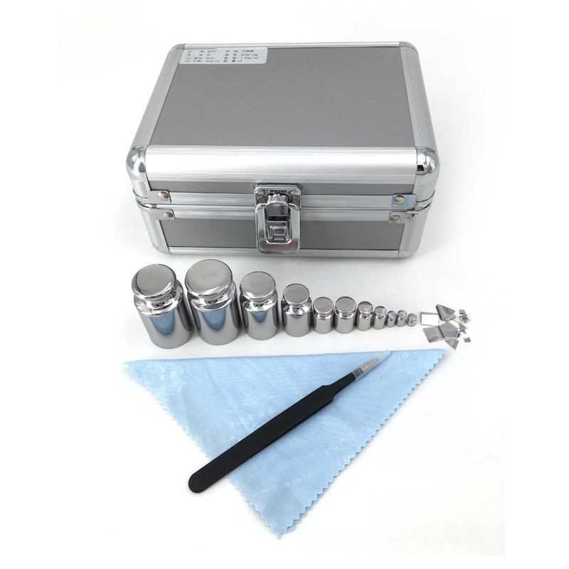 BECBI 1mg-200g utega M1 set utega za kalibraciju Kromirani utezi od nehrđajućeg čelika Precizna gramska ljestvica Calibracion Peso