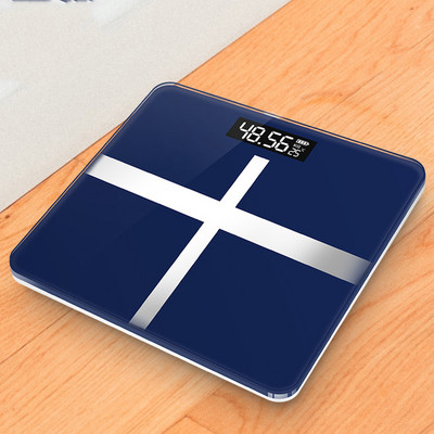 Jauni digitālie svari vannas istabas grīdas korpusa svari stikli viedie elektroniskie svari LCD displejs ķermeņa svēršana