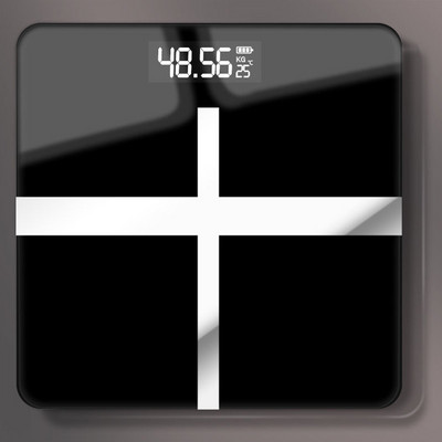 Jauni digitālie svari vannas istabas grīdas korpusa svari stikli viedie elektroniskie svari LCD displejs ķermeņa svēršana