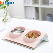 Posuda za silika gel za kućne ljubimce Pas Mačka Sklopiva posuda za pse Zdjele za čuvanje hrane za kućne ljubimce Putovanje na otvorenom Prijenosni spremnik za hranu za štence Posuda za hranjenje