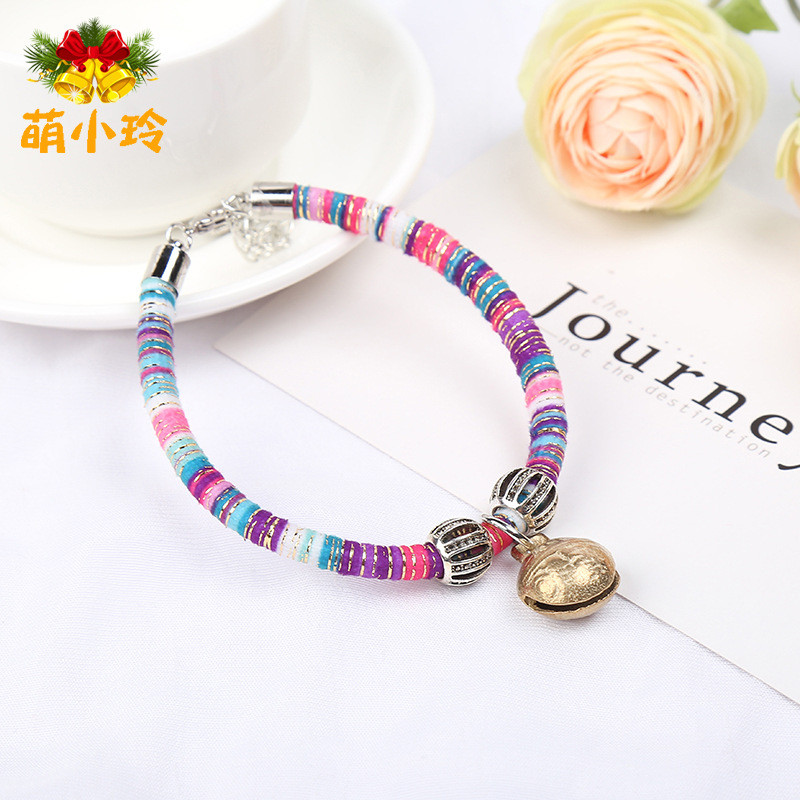 Kaķa kakla siksna ar zvaniņu Kaķu kaklasiksnas Kitty Kaklarota Drošības Kaķēns Glow Kaķēna kakla gredzens Atstarojošs kaķu aksesuāri Suņu dāvanas