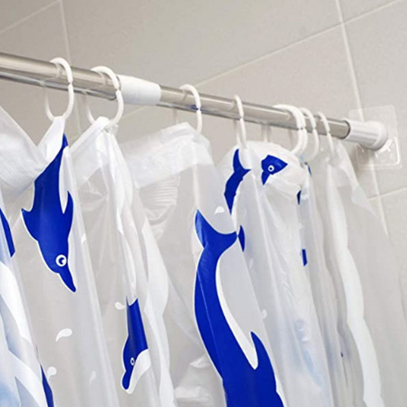 Set podesivih šipki za zavjese Teleskopske šipke za zavjese za zavjese sa samoljepljivim kukama za kućnu kupaonicu Hotel