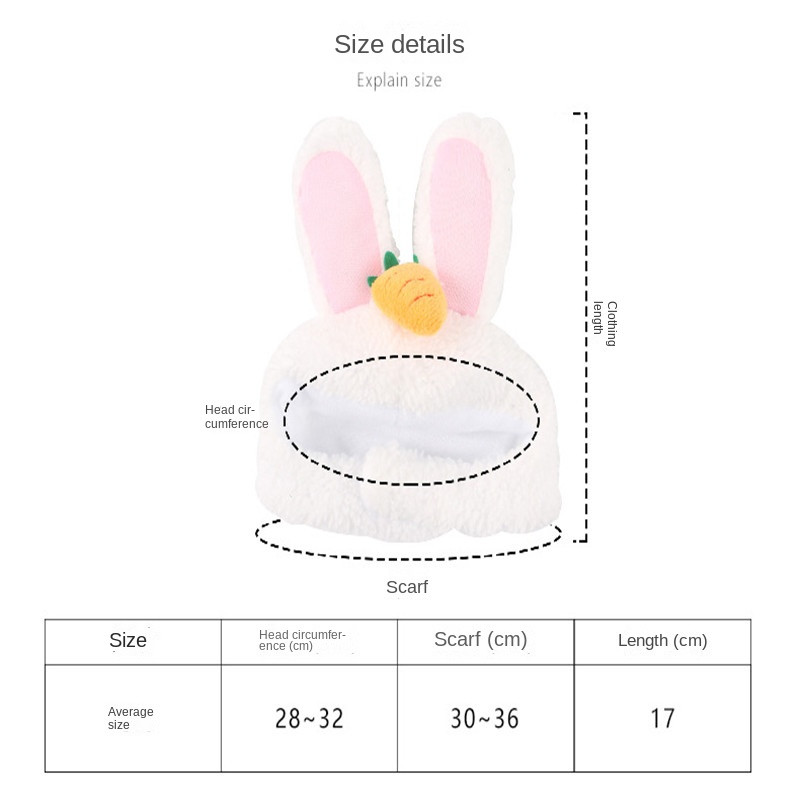 Jauni jauki aksesuāri Trušu mājdzīvnieku cepure suns kaķis mājdzīvnieku galvassegas Galvassegas cepure Trusis aksesuāri mājdzīvnieku suns saulesbrilles mazas kapacitātes