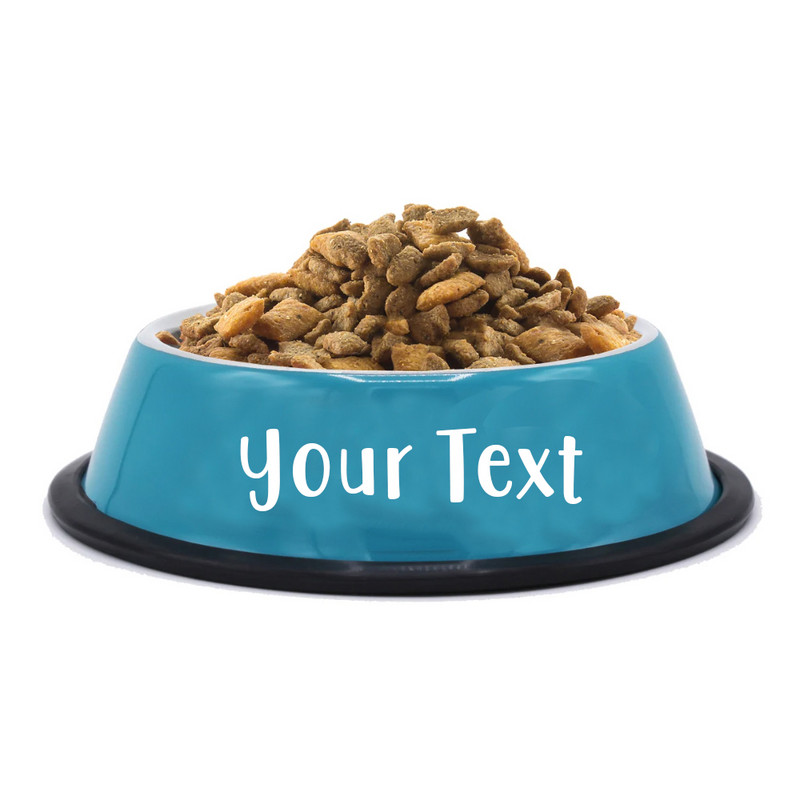 Personalizirano ime za psa mačku Kućni ljubimac Štene Mačka u boji od nehrđajućeg čelika Prilagođena zdjela za kućne ljubimce Hranilica za hranjenje psa Posuda za vodu s imenom