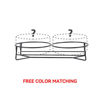 Dvostruke zdjele za vodu za mačju hranu sa stalkom Keramički dodaci za hranjenje kućnih ljubimaca Mačke Mali psi jedu i piju Posuda za štene