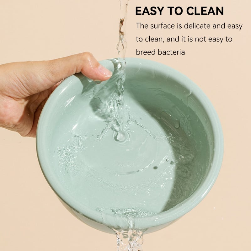 800 ml kaķu barības ūdens bļoda ar koka statīvu maziem vidējiem suņiem paaugstinātā dzeramā ēšanas barotava mājdzīvnieku keramikas barošanas piederumi