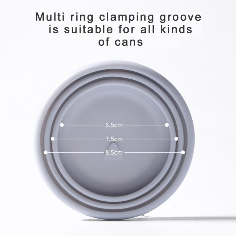 Kaasaskantav silikoonist koerakassi konservkaane 2-ühes toidukinniti lusikas lemmikloomatoidu kate Säilitamine Värskelt säilivad kaaned Kauss Koerte tarvikud