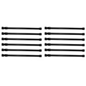 Male zatezne šipke za ormariće Šipke za ormariće za kamp vozila Hladnjak, opružne šipke 11,8 do 19,6 inča, 12 pakiranja