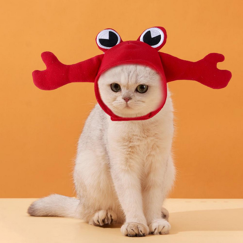 Pokrivala za glavu za kućne ljubimce U obliku križa Pokrivala za glavu Cosplay Pokrivala za glavu s mačkama Kapa Pokrivala za štene Kostim za mačke