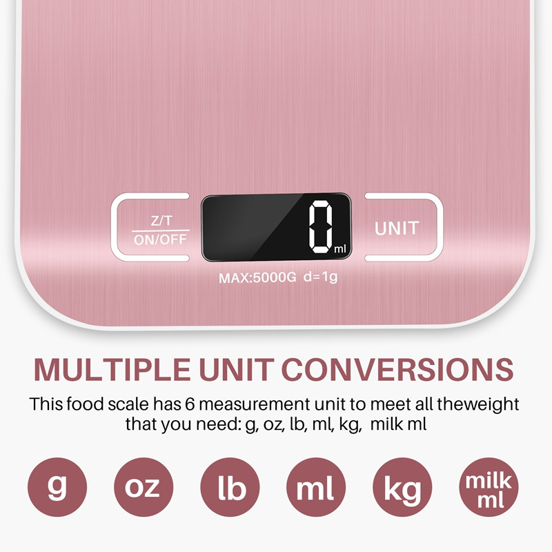 10 kg 1 g metallist kaal Digitaalne köök elektrooniline kaal Toidu kaalumine Dieet Kodused toiduvalmistamisvahendid