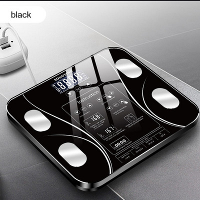 USB punjenje Zdravstvena vaga Pametna tjelesna vaga Indeks elektroničke pametne vage Aplikacija za pametni telefon Bluetooth-kompatibilna vaga za masnoću