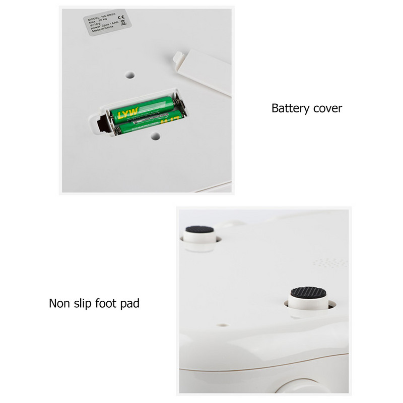 Elektroniskie zīdaiņu svari, LCD ekrāna digitālie svari jaundzimušajam zīdainim ar maksimālo 20 kg precīzu mājdzīvnieku svaru.