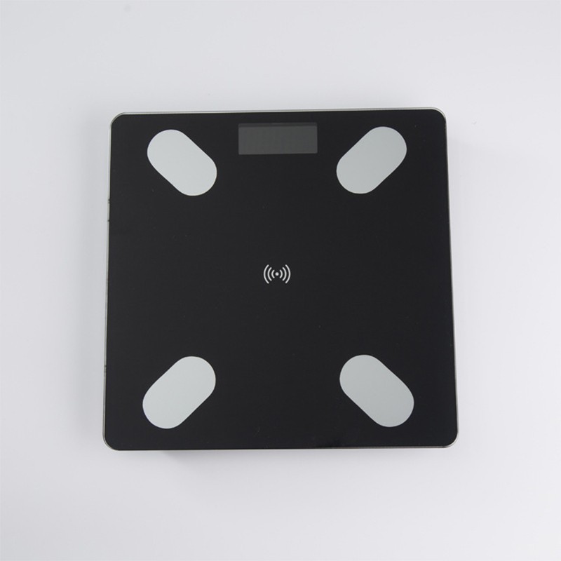 Cântar electronic Bluetooth Cântar pentru grăsime corporală Cântar pentru corp Cântar digital pentru greutate Afișaj LCD din sticlă securizată