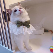 Lovely Pets Bowknot kakla siksnas šalle ar zvaniņu Mīksts mājdzīvnieku kakla lakats kaķiem suņiem Bowknot mājdzīvnieku apkakle ar zvaniņu fotografēšanai
