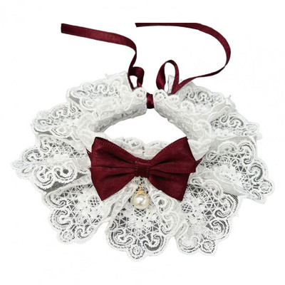 Lovely Pets Bowknot kakla siksnas šalle ar zvaniņu Mīksts mājdzīvnieku kakla lakats kaķiem suņiem Bowknot mājdzīvnieku apkakle ar zvaniņu fotografēšanai