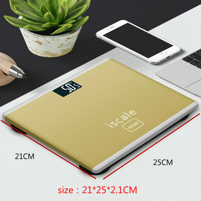 Meeste naiste mini elektrooniline kaal leibkonna täiskasvanute tervise kaalumine elektrooniline kehakaal, LED-ekraan 150 kg