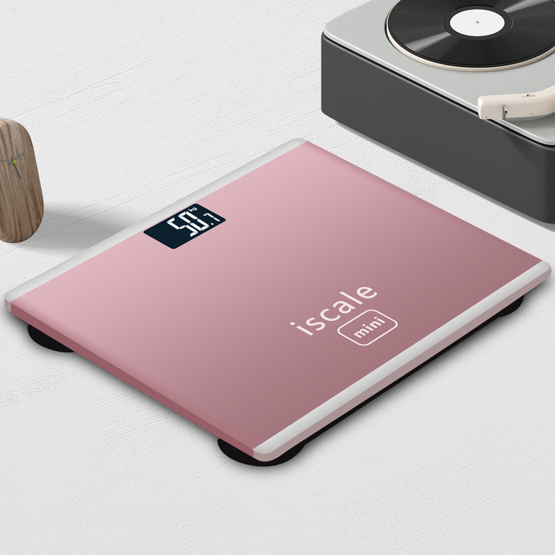 Meeste naiste mini elektrooniline kaal leibkonna täiskasvanute tervise kaalumine elektrooniline kehakaal, LED-ekraan 150 kg