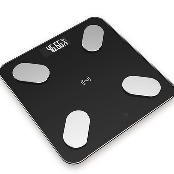 Интелигентни везни LED Цифрова скала за телесни мазнини за баня Безжична скала за ИТМ Тегло Анализатор на състава на тялото Bluetooth-съвместим