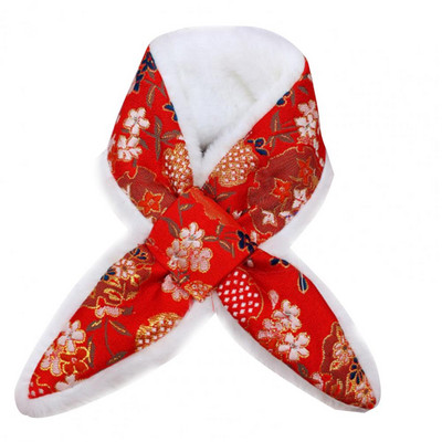 Šalle Ķīniešu stila siekalu dvielis Ādai draudzīgs Viegls dvieļu apdruka Ērts suņu kakla lakats mājdzīvniekam