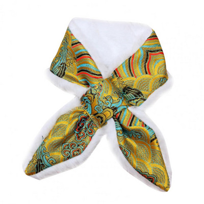 Šalle Ķīniešu stila siekalu dvielis Ādai draudzīgs Viegls dvieļu apdruka Ērts suņu kakla lakats mājdzīvniekam