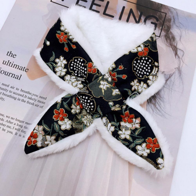 Šalle Ķīniešu stila siekalu dvielis Ādai draudzīgs Viegls dvieļu apdruka Ērts suņu kakla lakats mājdzīvniekam