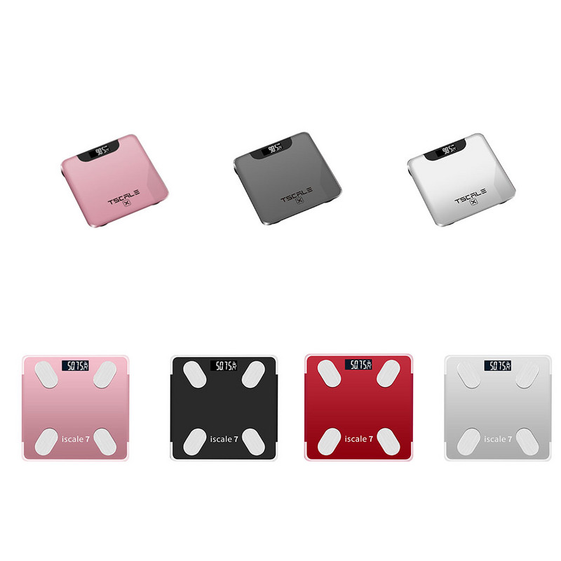 Bluetooth ķermeņa tauku svari viedā aizmugurgaismojuma displeja svari ūdens muskuļu masas ķermeņa masas ķermeņa svara vannas istabas svari