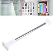 Kihúzható teleszkópos rudak zuhanyfüggöny rudak Ruhaszekrény-rendező állvány