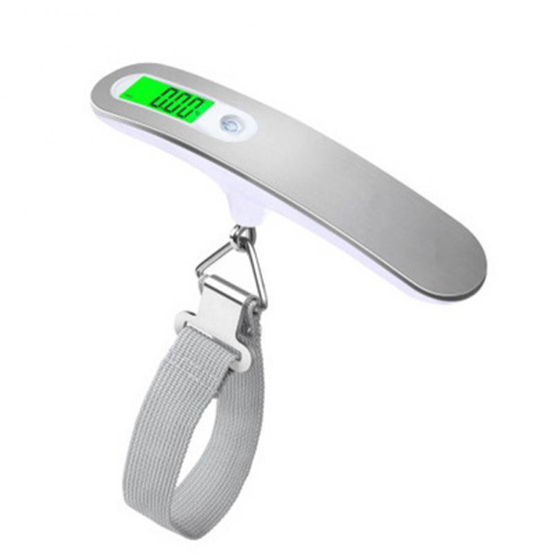 Pārnēsājami LCD digitālie elektroniskie svari 50 kg bagāžas svari svara līdzsvara čemodāns ceļojumu soma piekarināmi svari āķa makšķerēšanas svari