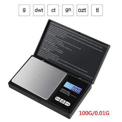 0,1g/0,01g Ζυγαριά Κουζίνας Ηλεκτρονική Ψηφιακή Ζυγαριά Ζυγαριάς Ακριβείας Τρόφιμα Ταχυδρομικά Κοσμήματα Steelyard Μίνι ζυγαριά τσέπης χιλιοστόγραμμα