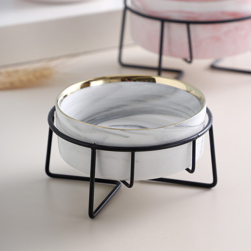 Keraamiline koerakauss lemmiklooma kutsikate toidule Vesi Marmorist söötja tarvikud Jooginõu Suur kassi tarvikud Dropshipping Center #P021