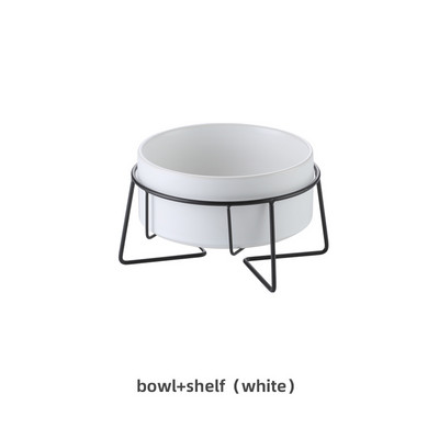 Dvostruka keramička posuda za hranjenje pasa kućnih ljubimaca za pse mačke koje jedu Hranilica za vodu s podignutim stalkom Proizvod #P007