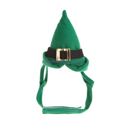 P82D Slatki šešir Zeleni medvjed Trorogi grijač za kućne ljubimce Dodaci za kostime za zabavu Podesiva pokrivala za glavu za mačke i pse