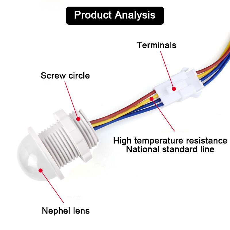110/220v mini LED osjetljivo noćno svjetlo kućno unutarnje vanjsko infracrveno svjetlo detekcija senzora pokreta automatski senzor prekidač svjetla